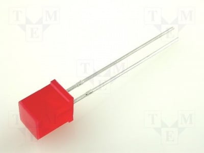 L-503IDT LED; L:5mm; В:5mm; че L-503IDT LED; L:5mm; В:5mm; червен; 6mcd; 110°; Мо